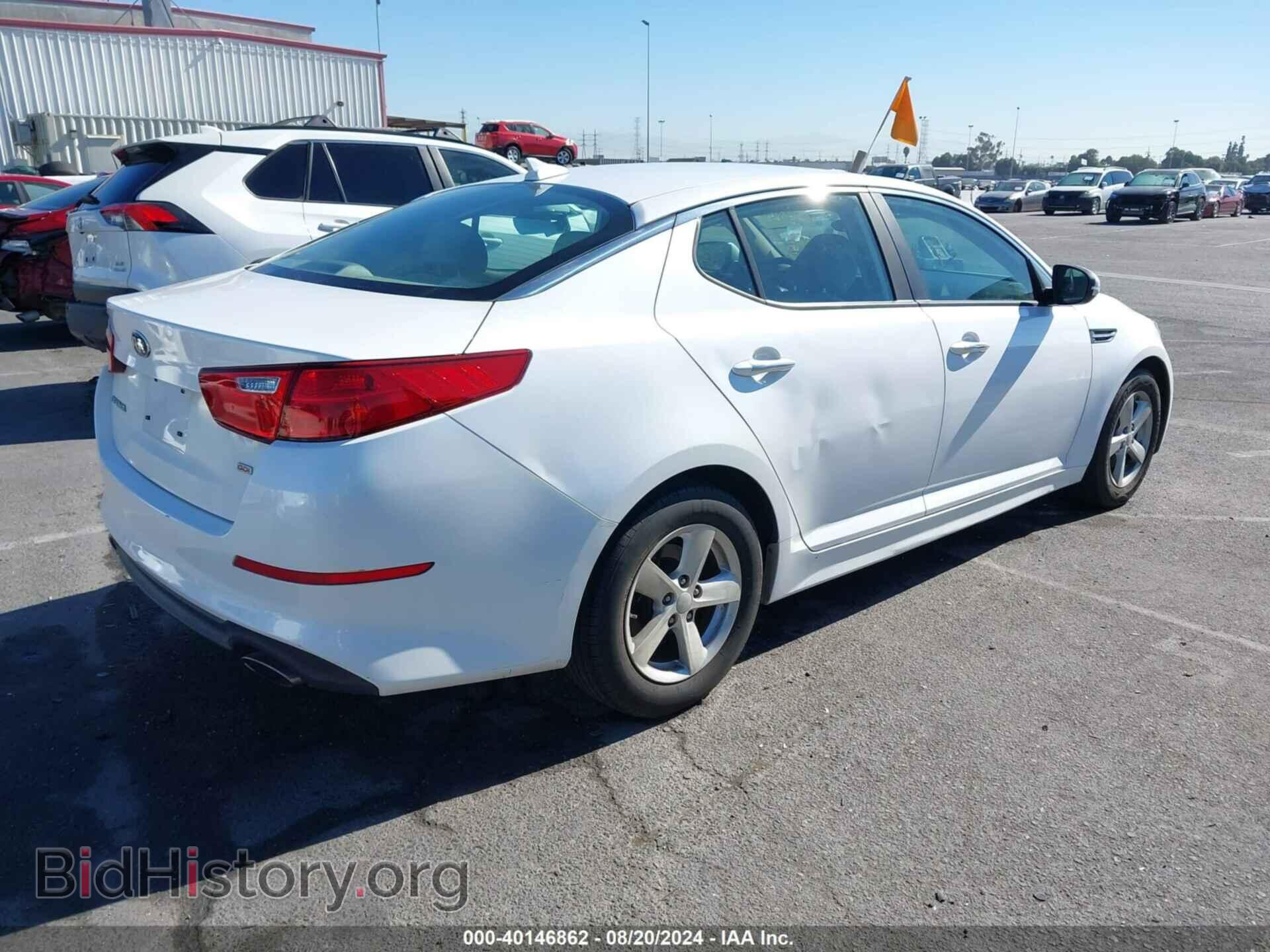 2014 KIA OPTIMA - VIN: KNAGM4A77E5510469 - Фото 4