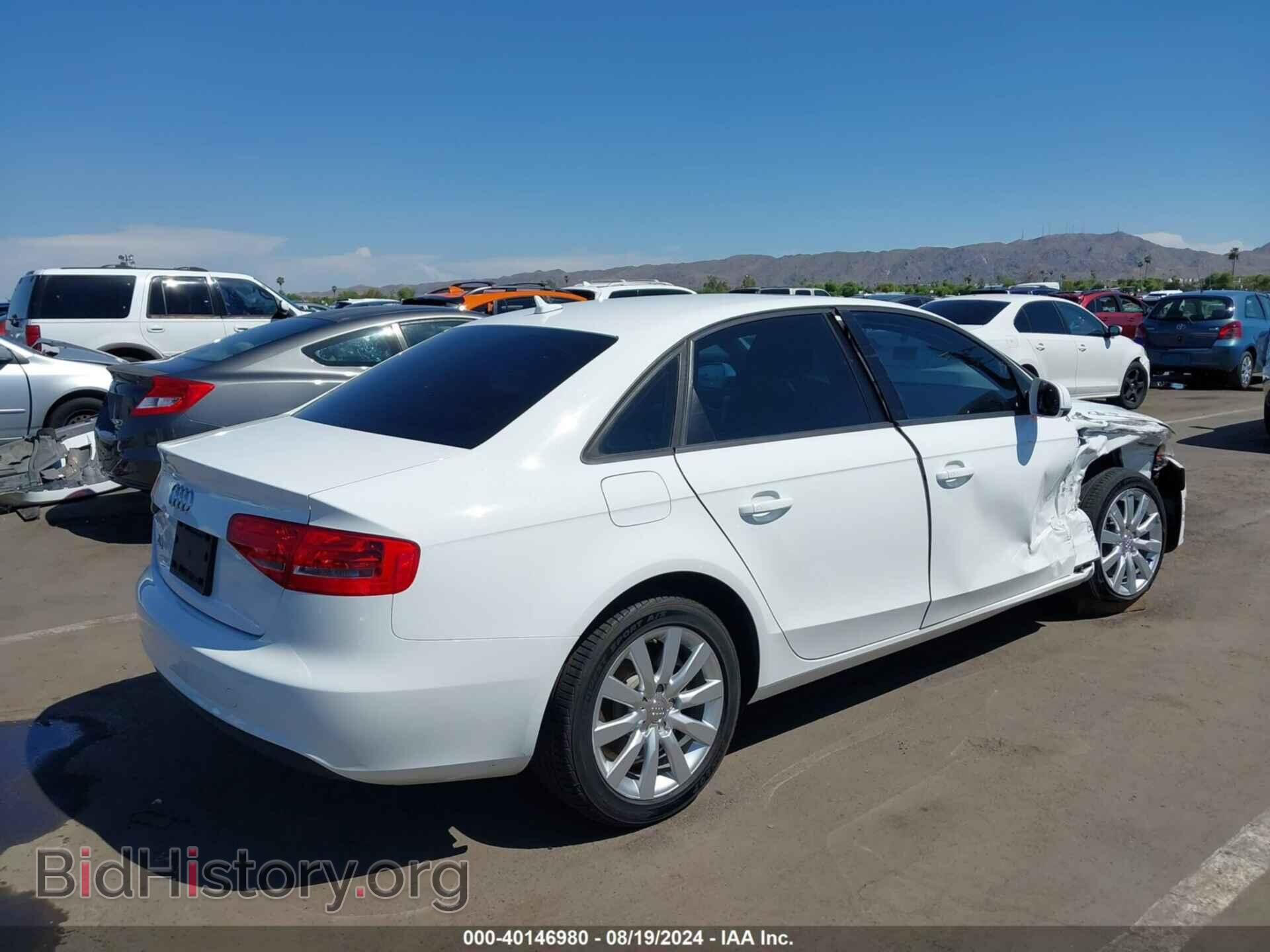 2014 AUDI A4 - VIN: WAUAFAFL2EA083262 - Фото 4