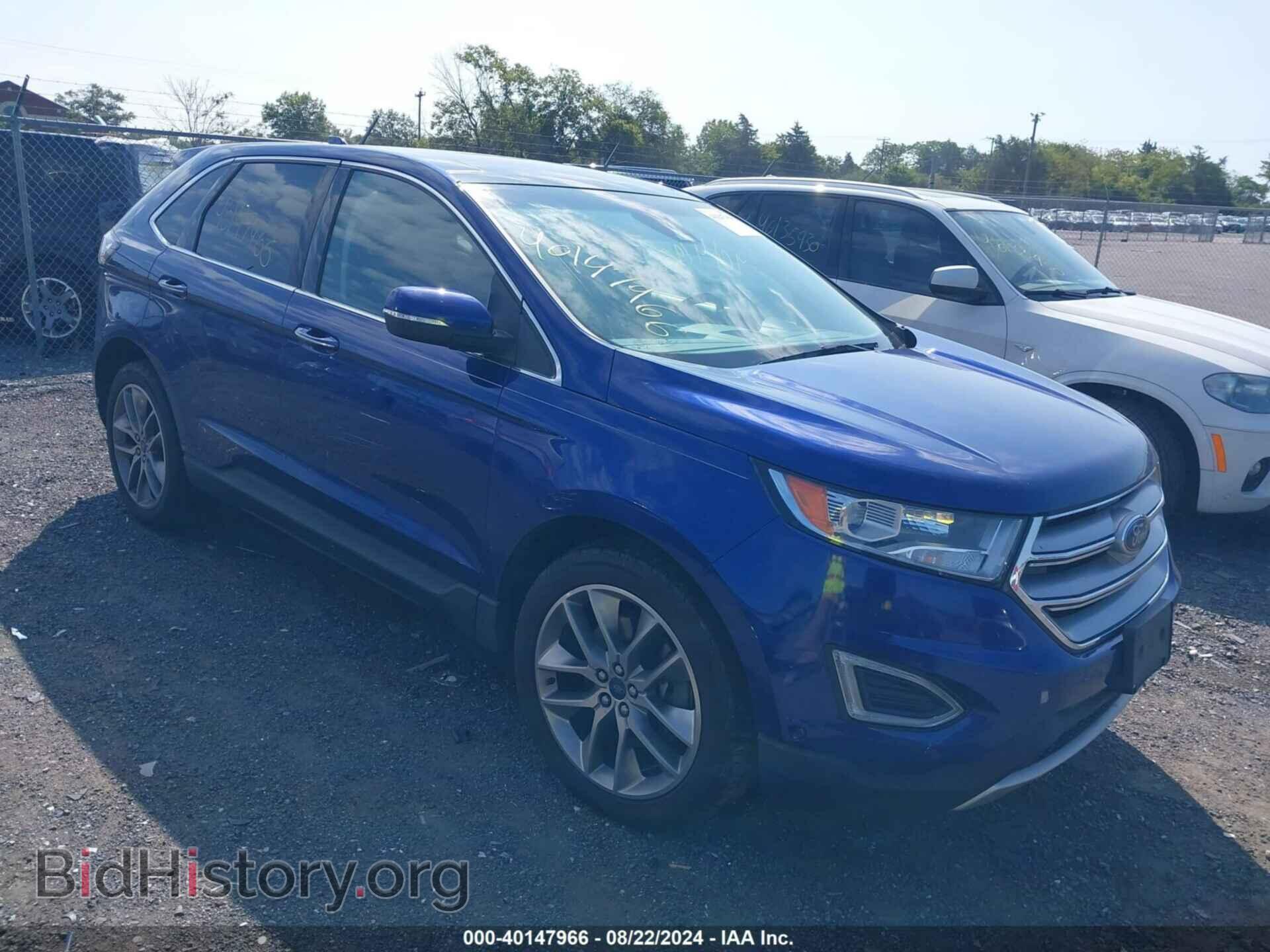 Photo 2FMPK4K94FBB20057 - FORD EDGE 2015