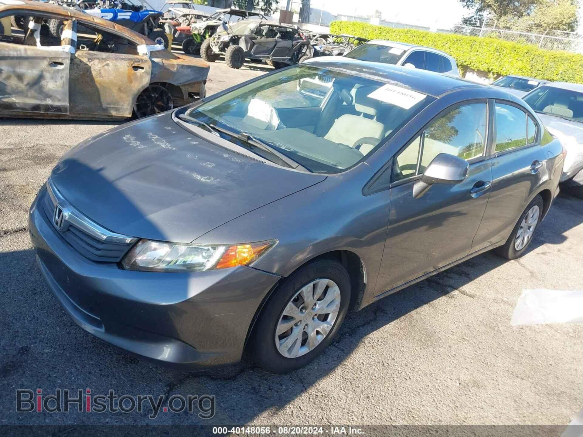 2012 HONDA CIVIC - VIN: 19XFB2F50CE387440 - Фото 2