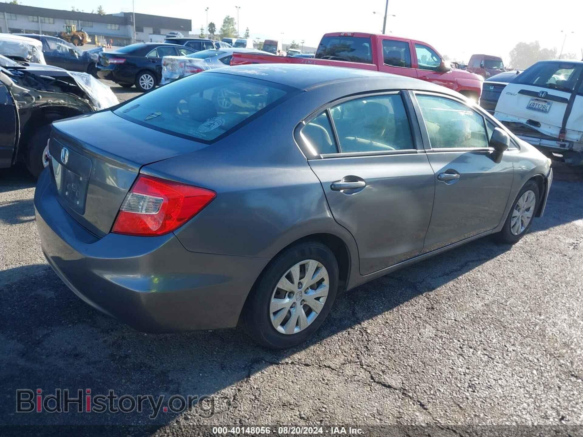 2012 HONDA CIVIC - VIN: 19XFB2F50CE387440 - Фото 4