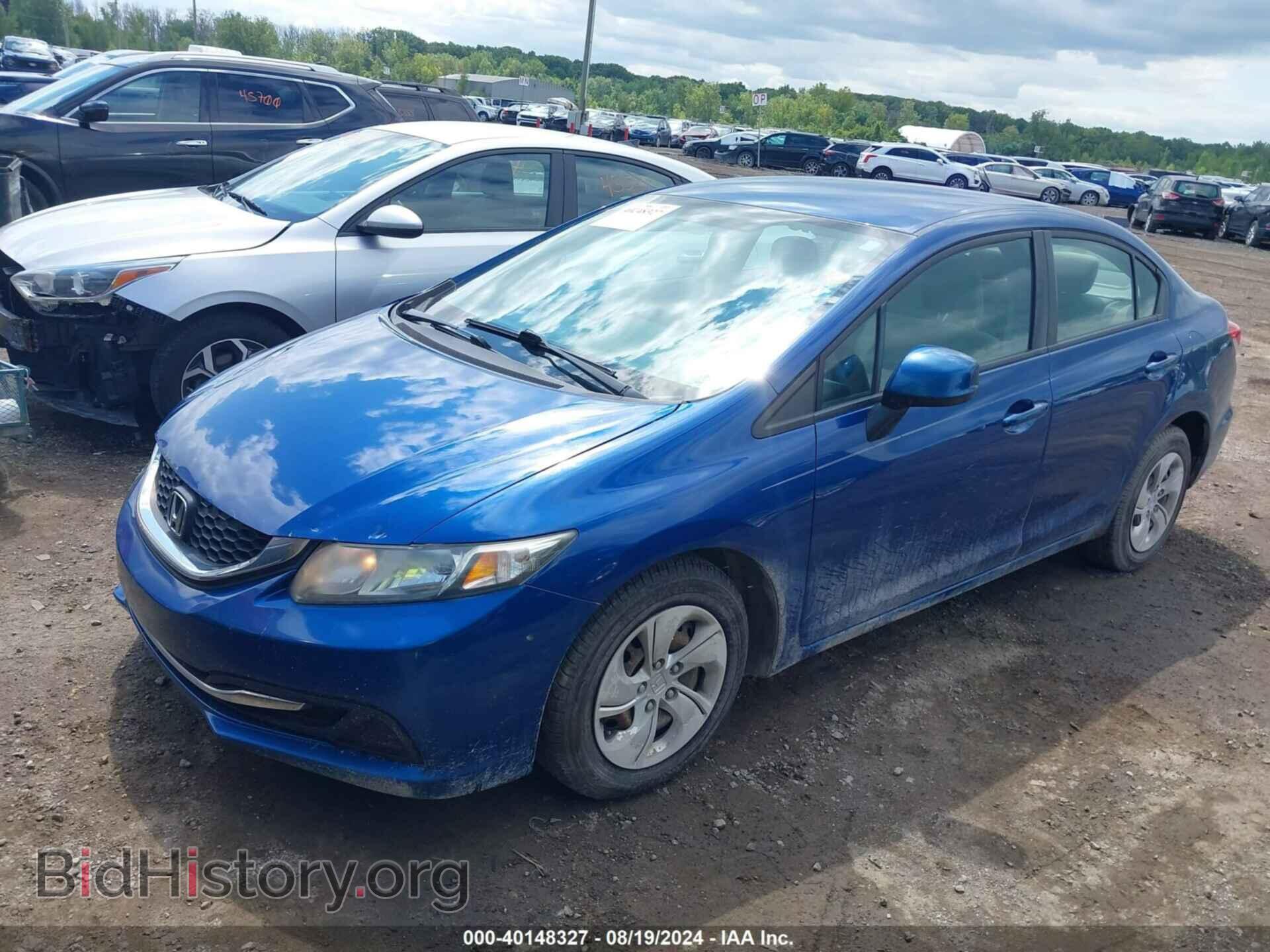 2013 HONDA CIVIC - VIN: 19XFB2F54DE076756 - Фото 2