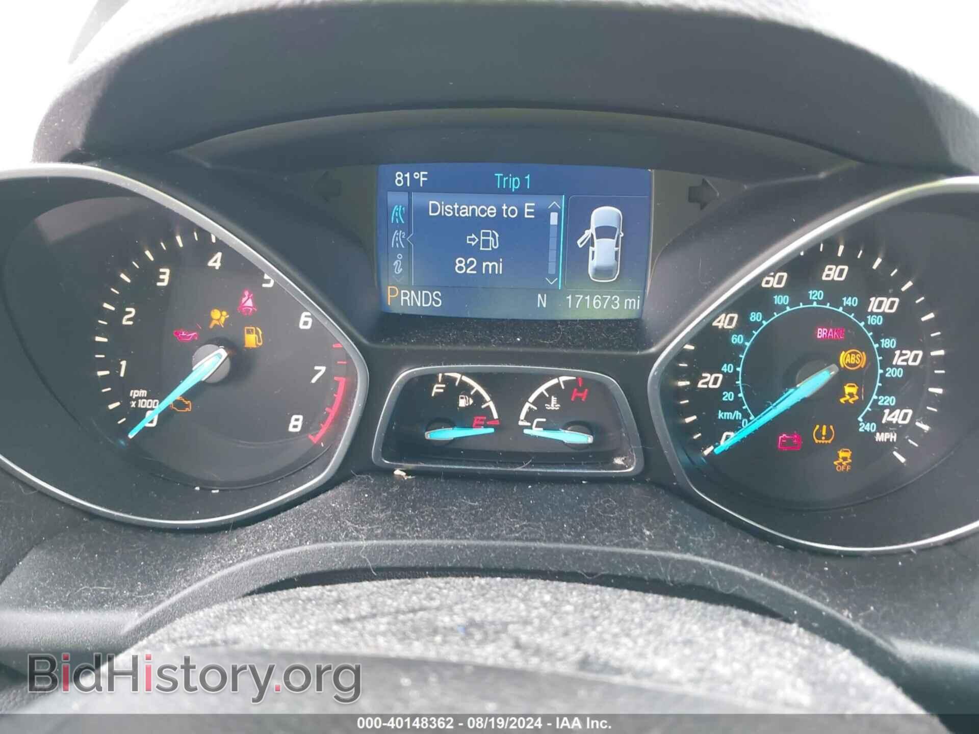 2014 FORD ESCAPE - VIN: 1FMCU0F71EUB20794 - Фото 7