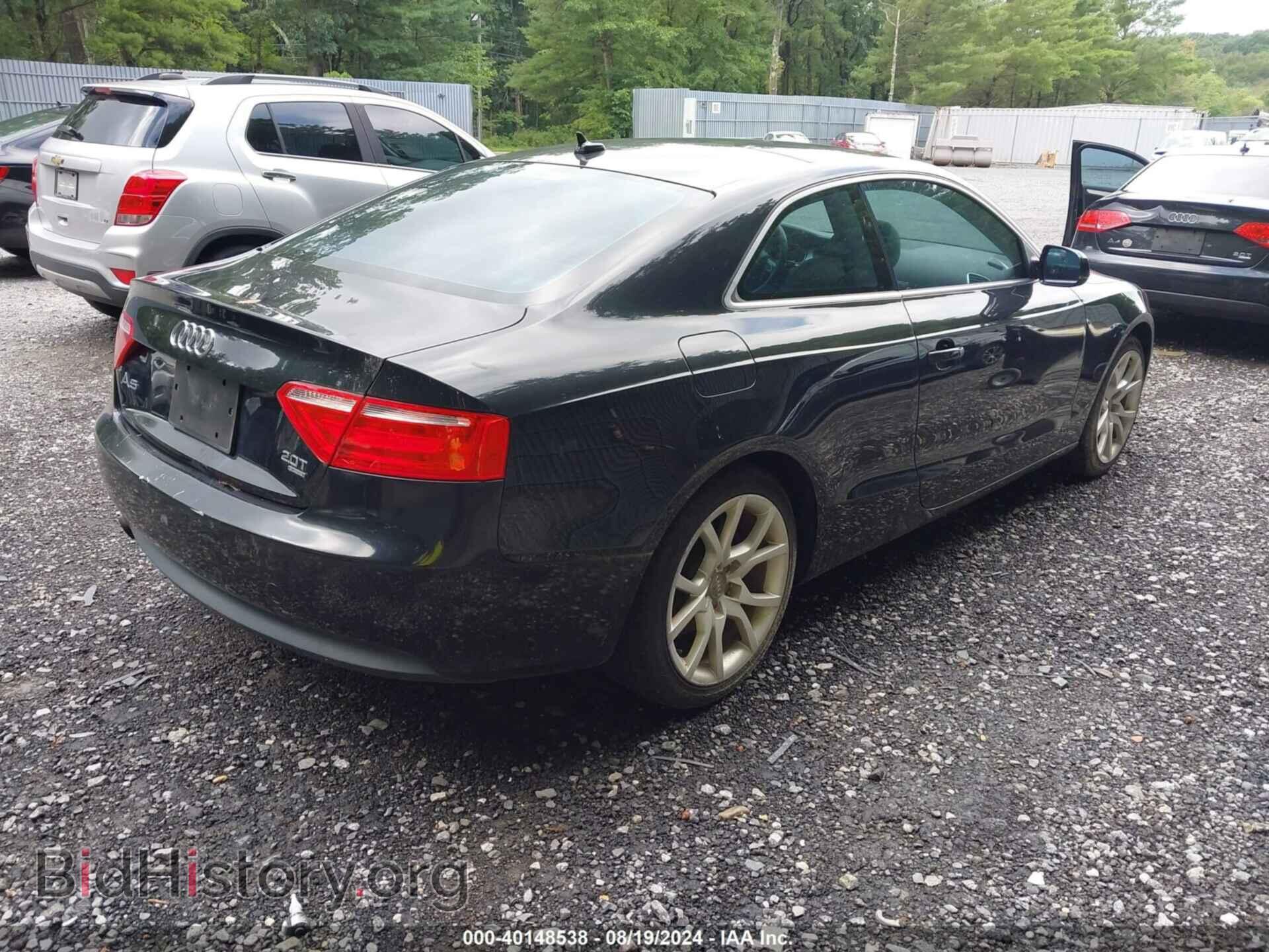 2012 AUDI A5 - VIN: WAUCFAFRXCA003989 - Photo 4