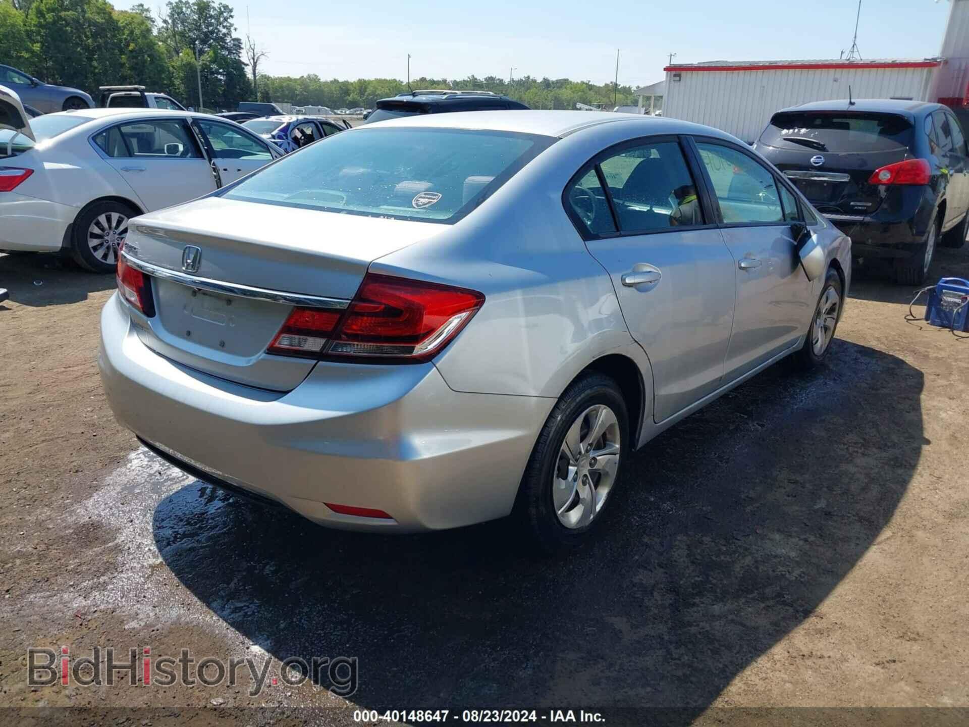 2013 HONDA CIVIC - VIN: 19XFB2F52DE219137 - Фото 4