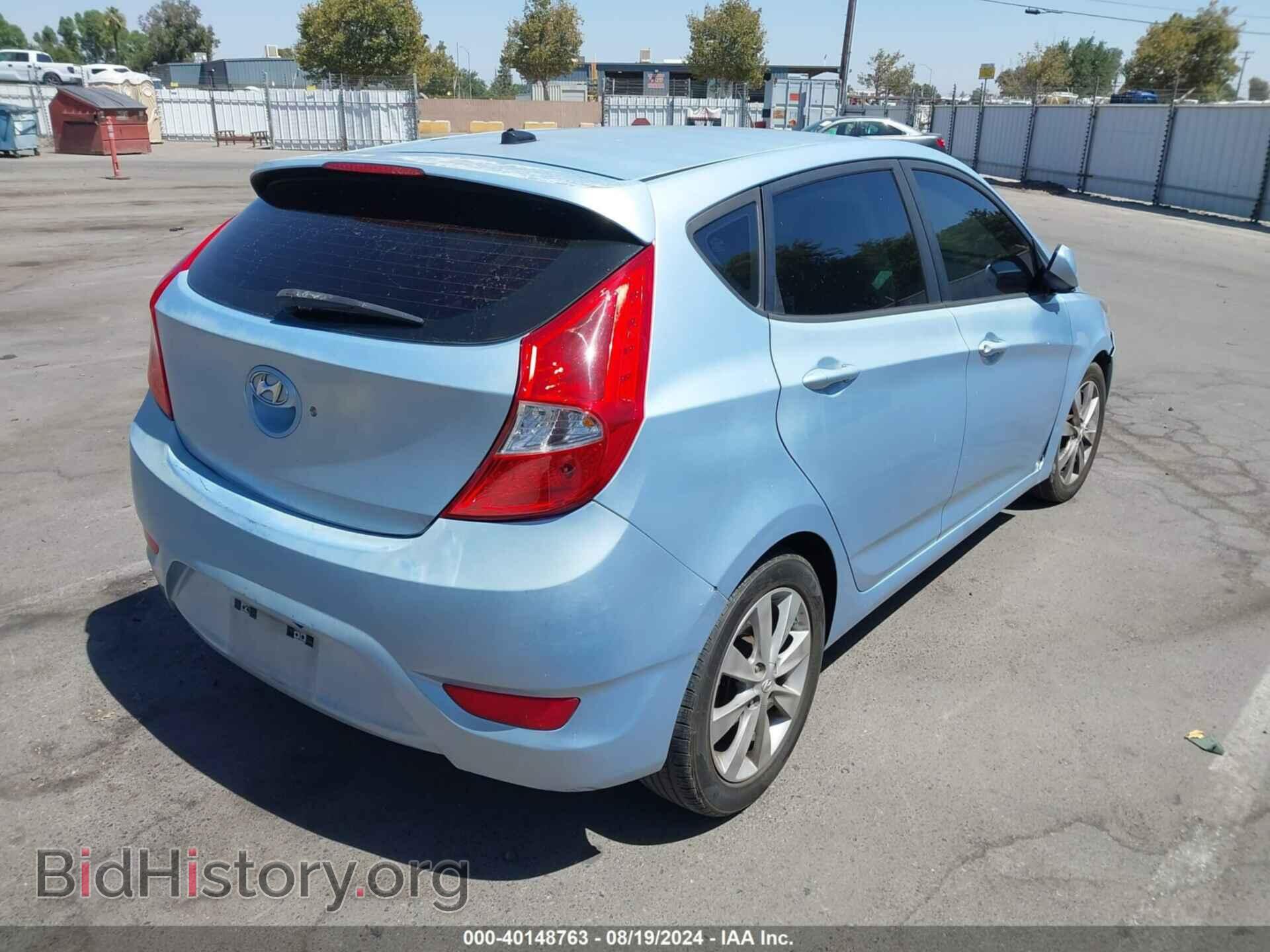 2012 HYUNDAI ACCENT - VIN: KMHCU5AE4CU004702 - Фото 4