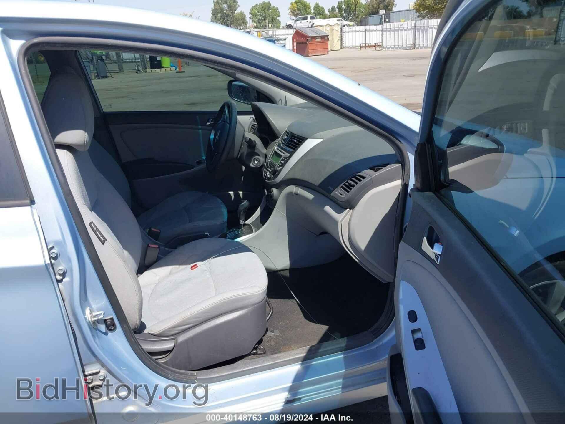 2012 HYUNDAI ACCENT - VIN: KMHCU5AE4CU004702 - Фото 5