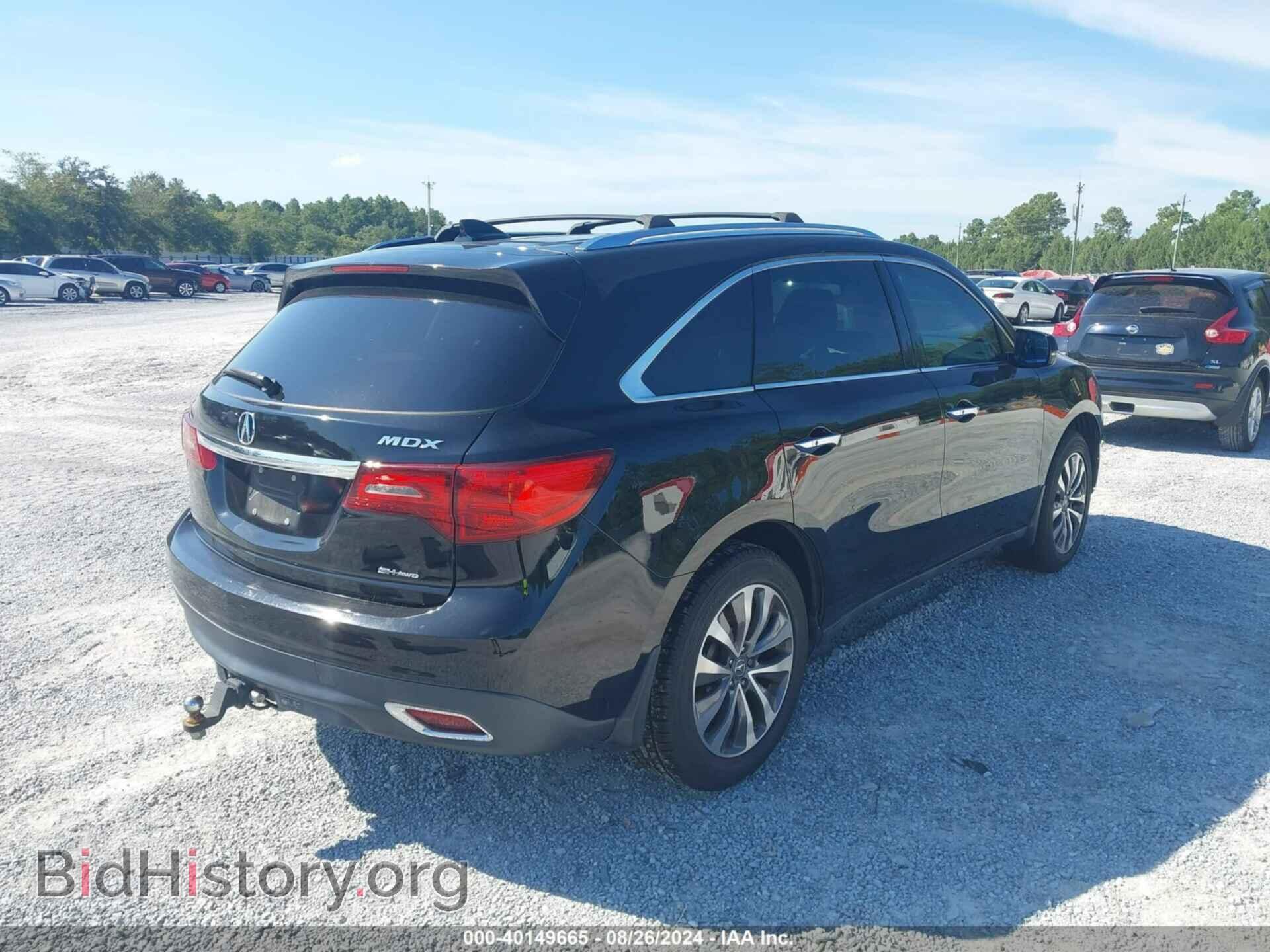 2014 ACURA MDX - VIN: 5FRYD4H47EB018752 - Фото 4