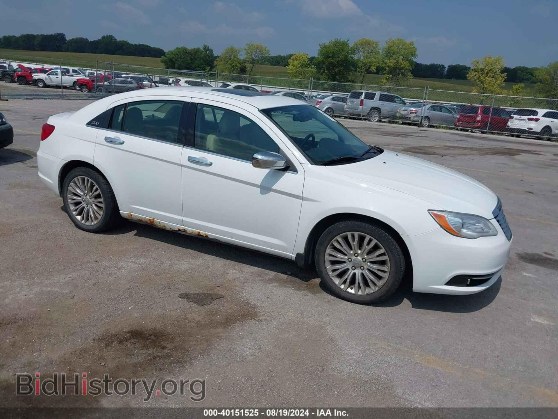 Фотография 1C3CCBCB8CN307778 - CHRYSLER 200 2012