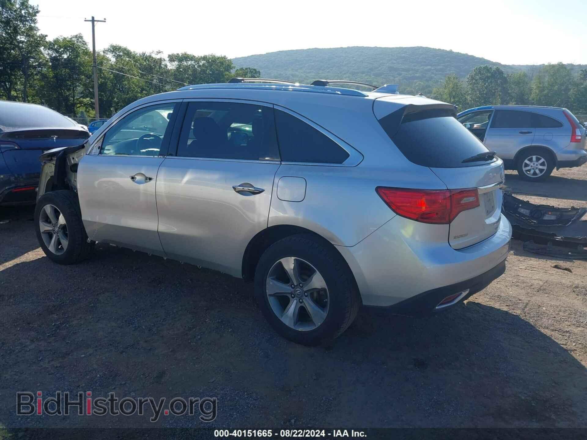 2014 ACURA MDX - VIN: 5FRYD4H24EB015404 - Фото 3