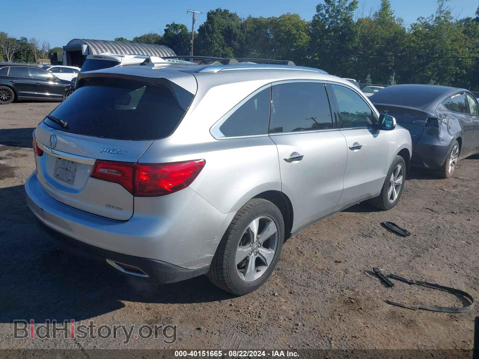 2014 ACURA MDX - VIN: 5FRYD4H24EB015404 - Фото 4