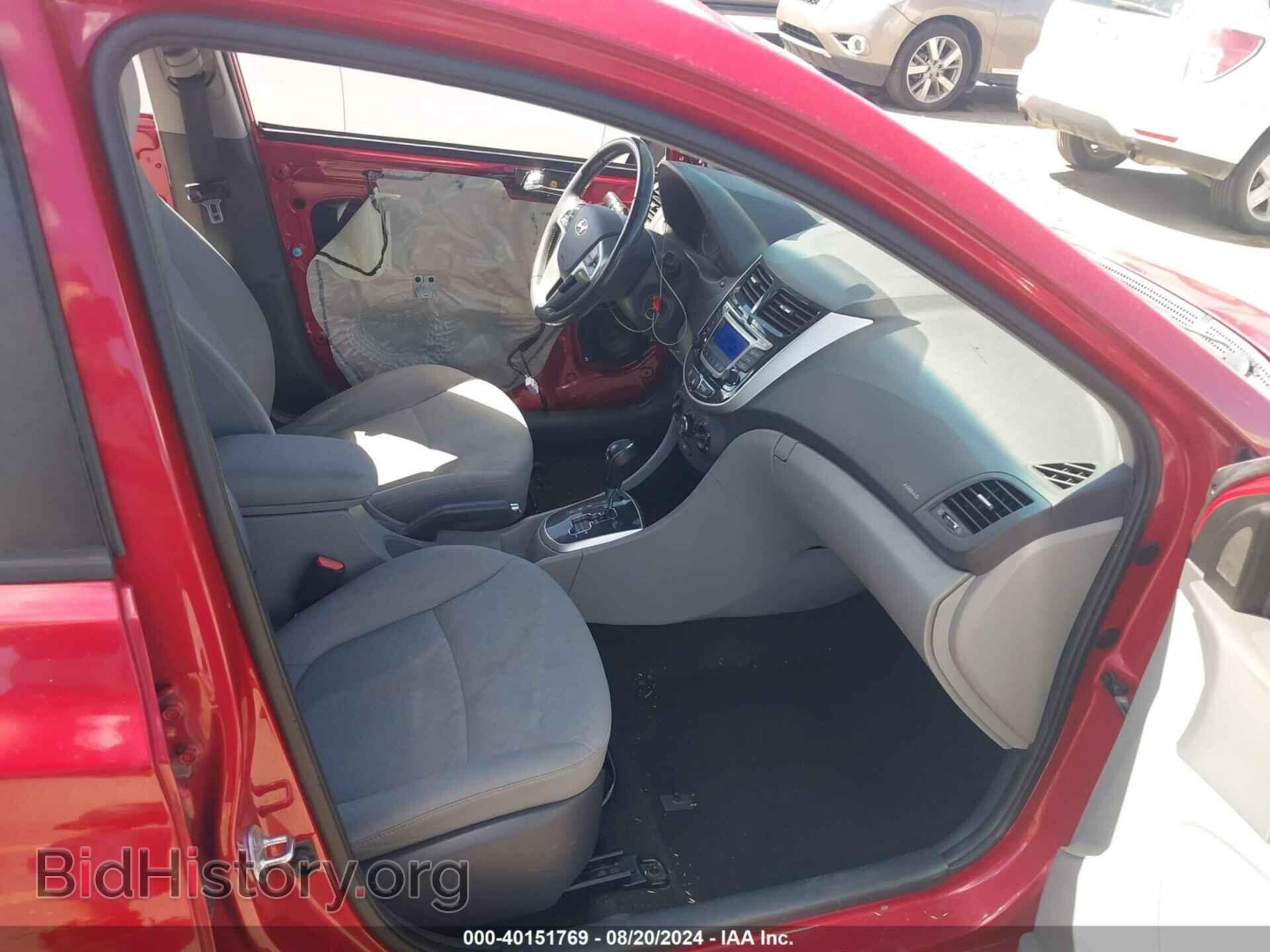 2014 HYUNDAI ACCENT - VIN: KMHCU5AEXEU170760 - Фото 5