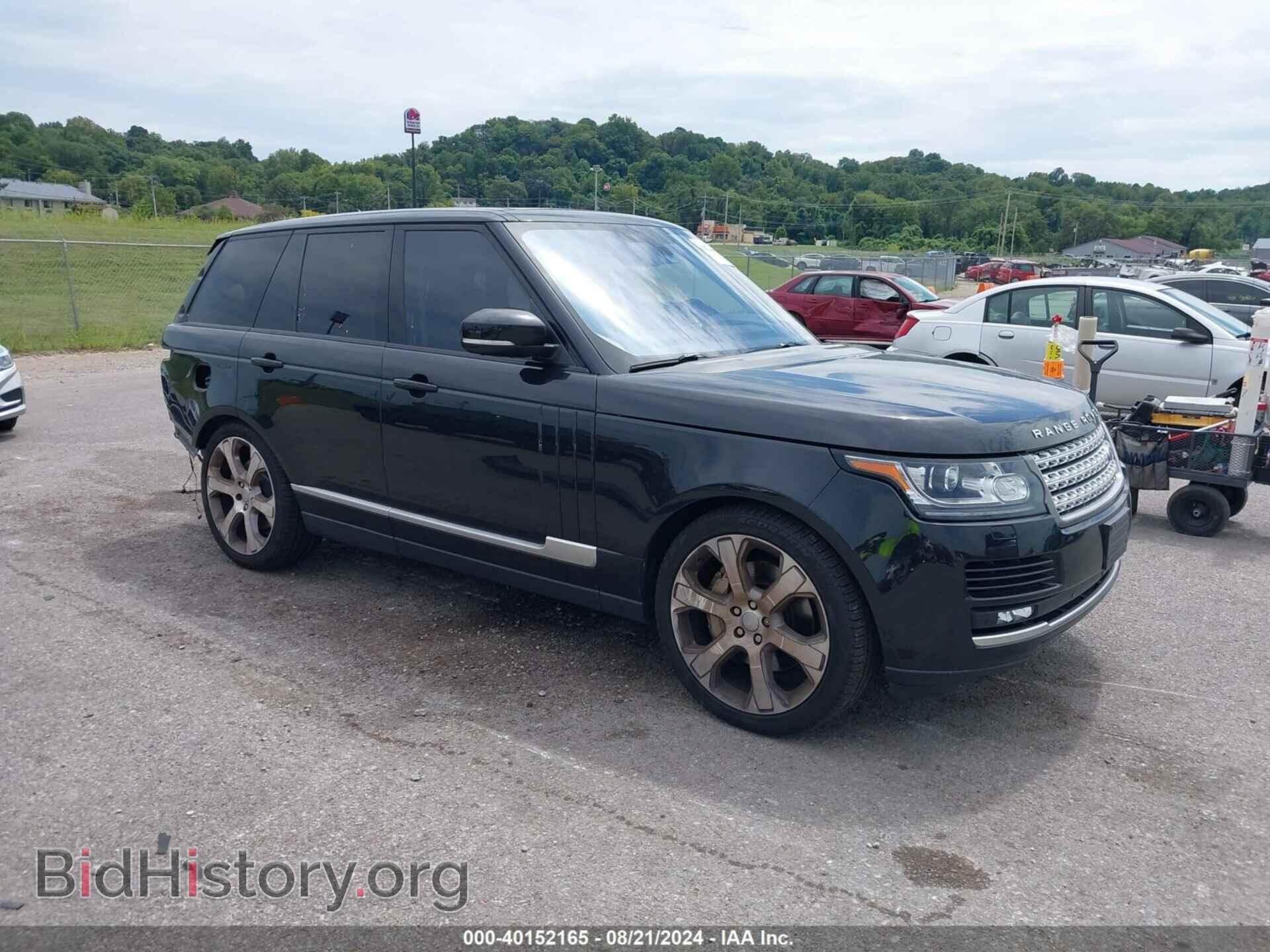 Фотография SALGS2EF3GA294587 - LAND ROVER RANGE ROVER 2016