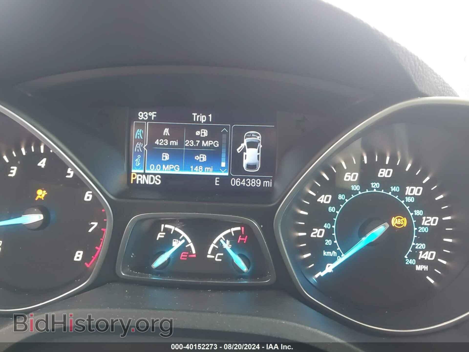 2014 FORD ESCAPE - VIN: 1FMCU0J96EUC65239 - Photo 7