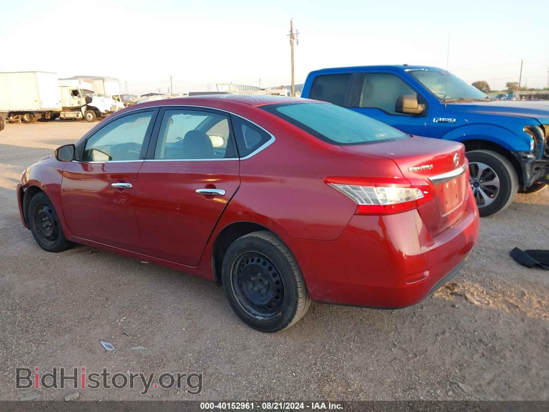 2014 NISSAN SENTRA - VIN: 3N1AB7AP4EY237285 - Фото 3