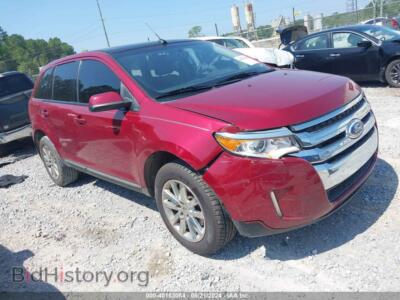 2014 Ford EDGE SEL, red — VIN 2FMDK3JC1EBB29534, IAAI