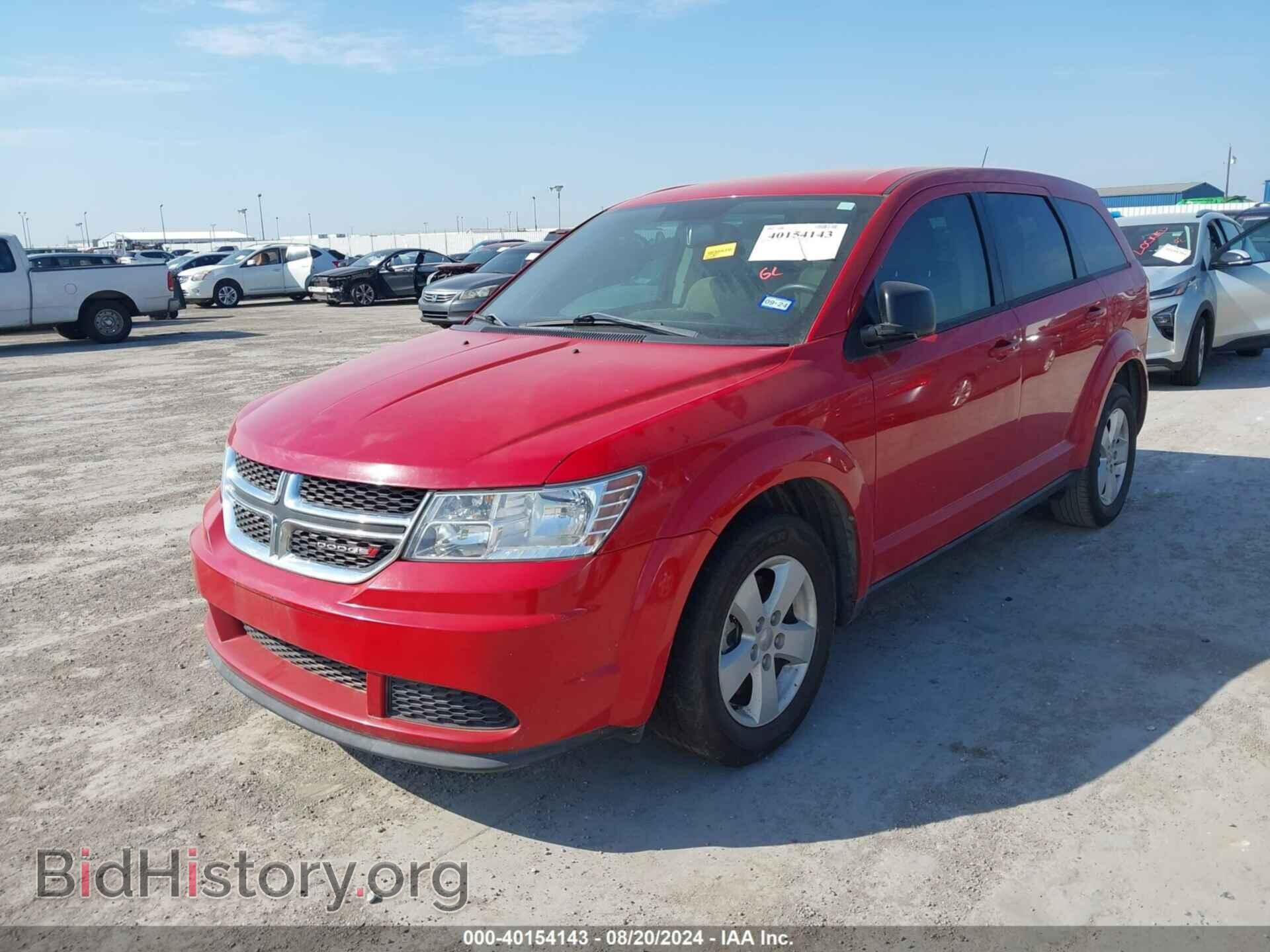 2013 DODGE JOURNEY - VIN: 3C4PDCAB3DT537040 - Фото 2