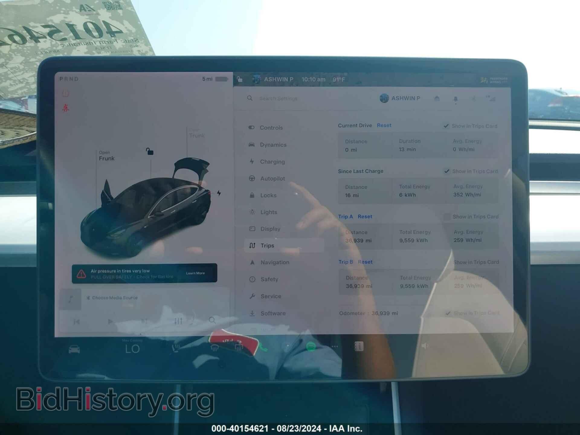 2019 TESLA MODEL 3 - VIN: 5YJ3E1EA2KF431353 - Photo 18