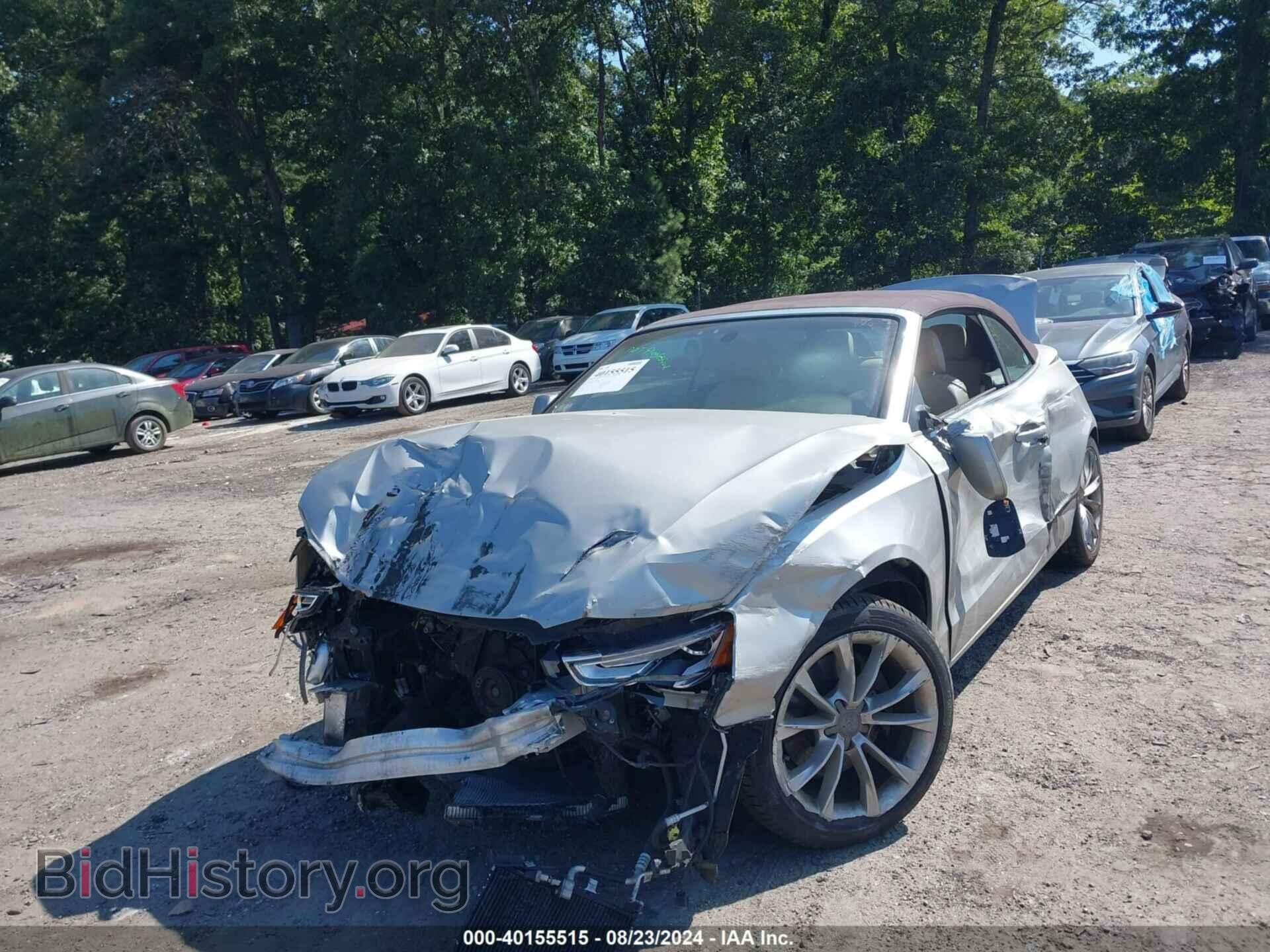 2013 AUDI A5 - VIN: WAULFAFH9DN007565 - Фото 2
