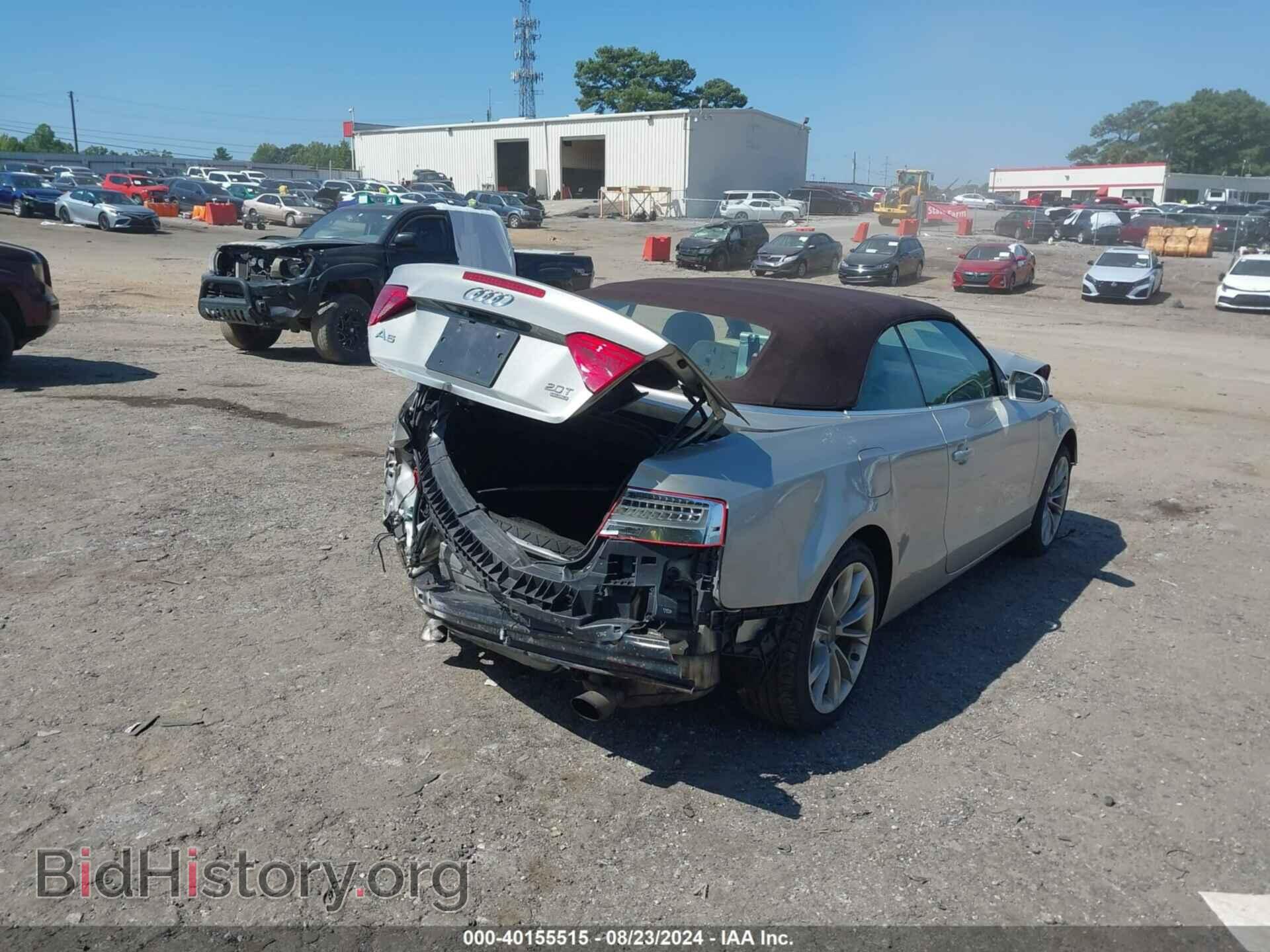 2013 AUDI A5 - VIN: WAULFAFH9DN007565 - Фото 4