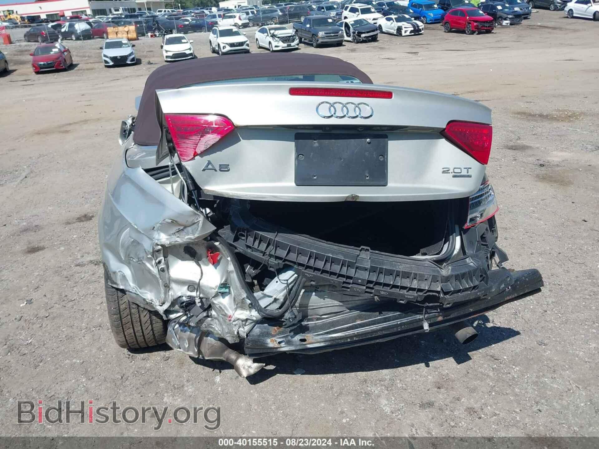 2013 AUDI A5 - VIN: WAULFAFH9DN007565 - Фото 6