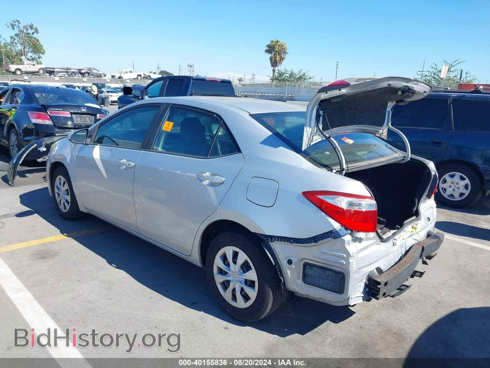2014 TOYOTA COROLLA - VIN: 5YFBURHE2EP123796 - Фото 3