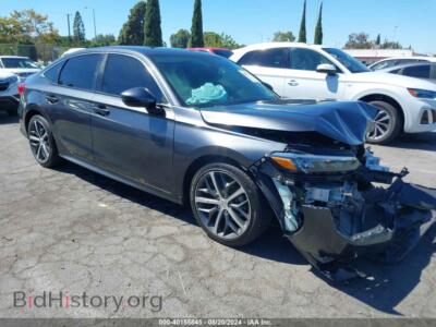 2022 Honda CIVIC Touring, gray — VIN 2HGFE1F92NH315992, IAAI