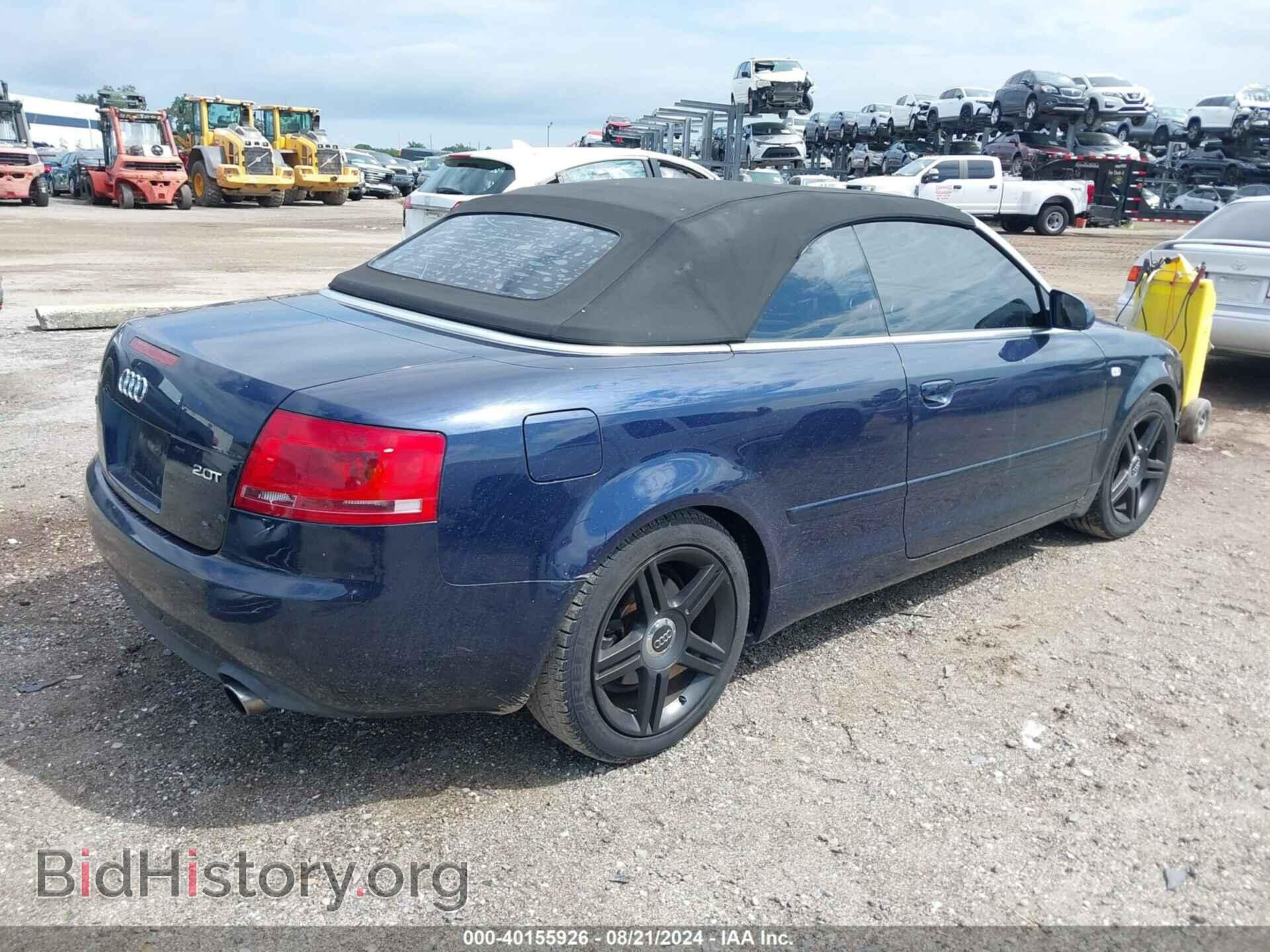 2007 AUDI A4 - VIN: WAUAF48H07K026338 - Фото 4