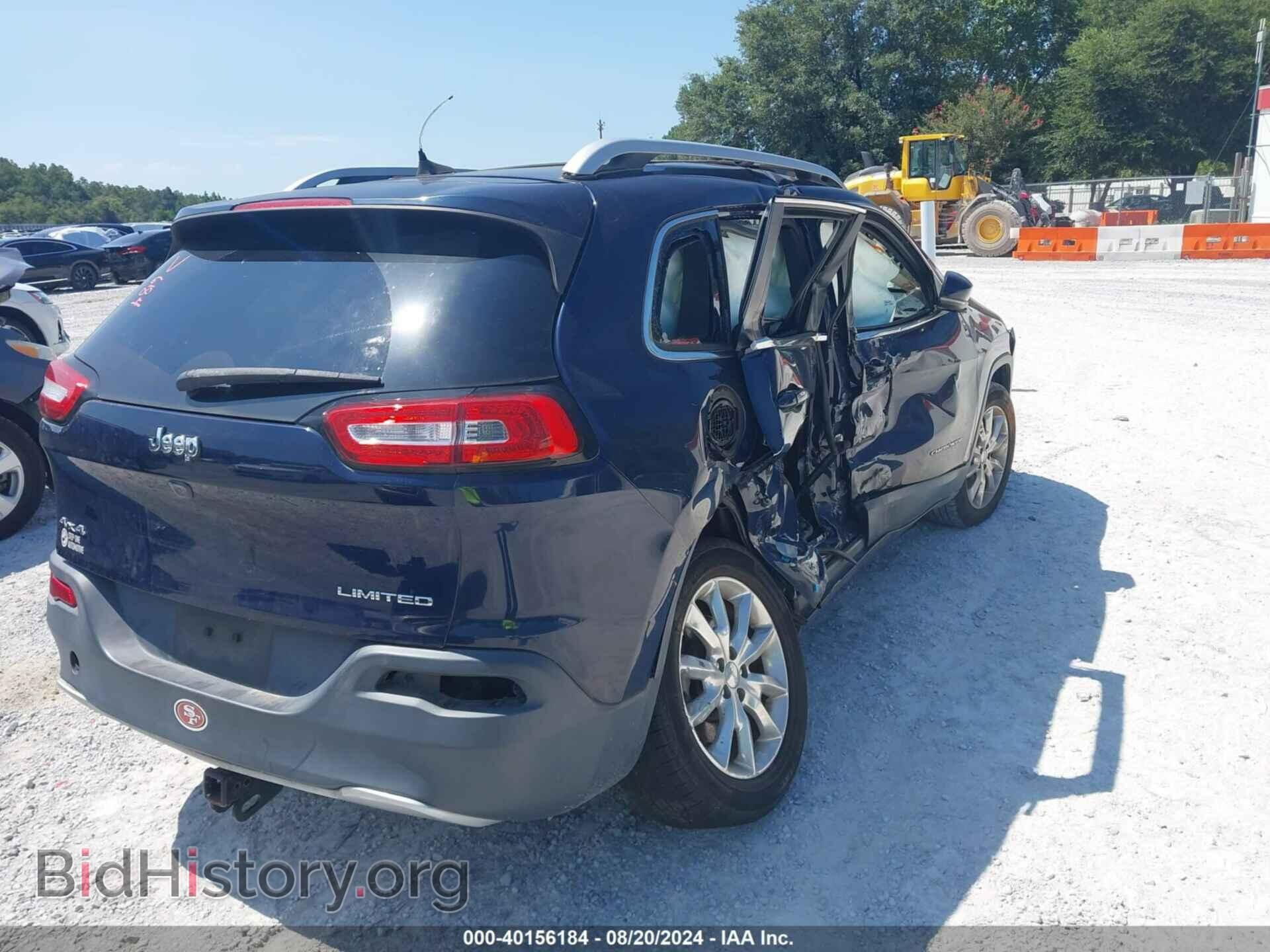 2016 JEEP CHEROKEE - VIN: 1C4PJMDB6GW280125 - Фото 4