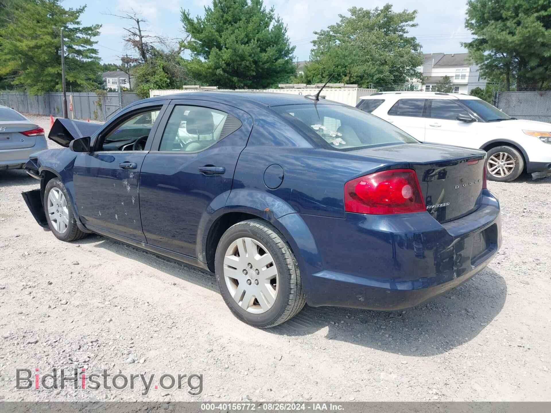 2013 DODGE AVENGER - VIN: 1C3CDZAB0DN725178 - Фото 3