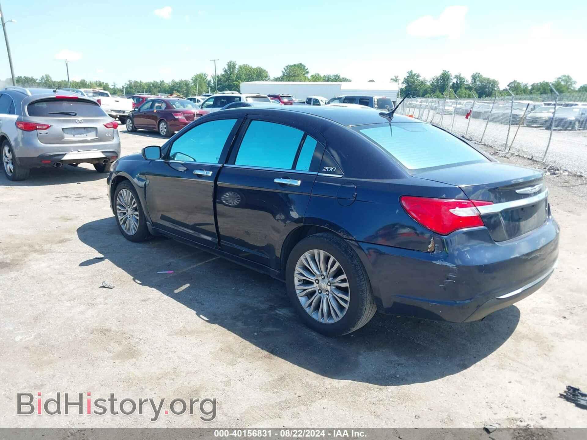 2012 CHRYSLER 200 - VIN: 1C3CCBCG6CN258365 - Фото 3