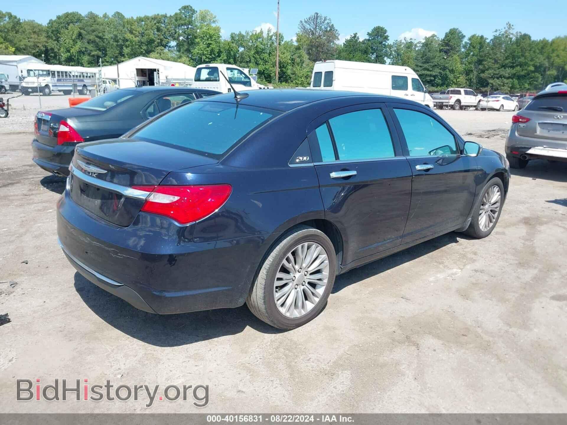 2012 CHRYSLER 200 - VIN: 1C3CCBCG6CN258365 - Фото 4