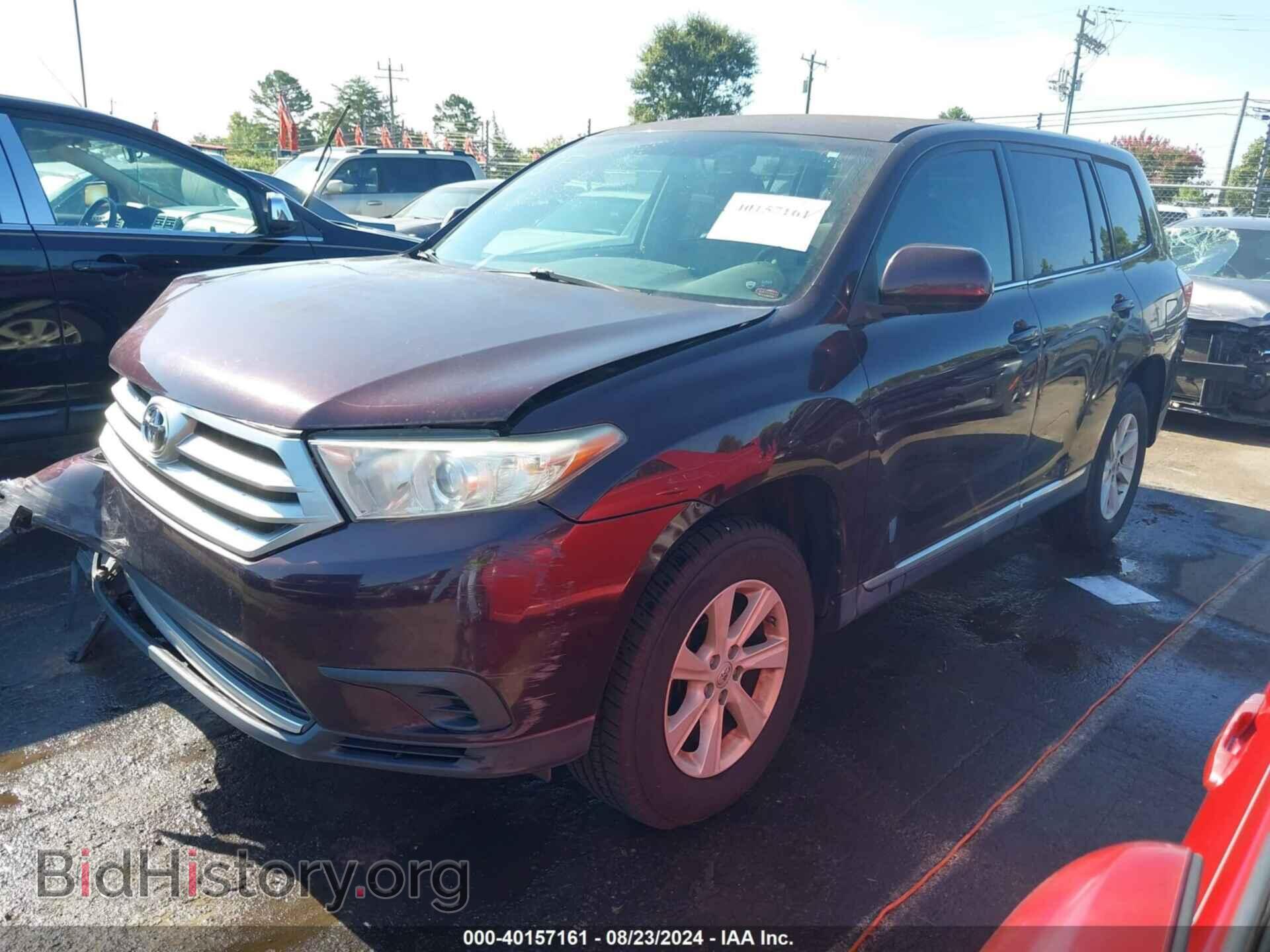 2013 TOYOTA HIGHLANDER - VIN: 5TDZA3EH7DS036663 - Фото 2