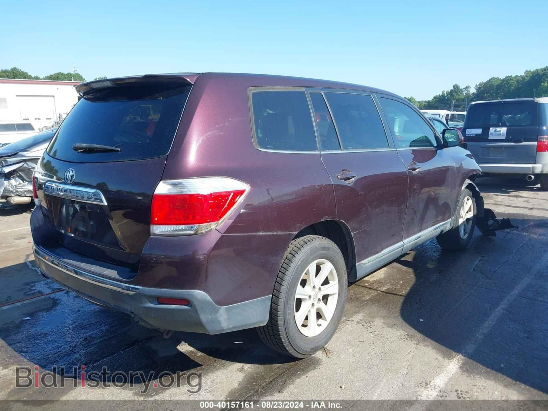2013 TOYOTA HIGHLANDER - VIN: 5TDZA3EH7DS036663 - Фото 4