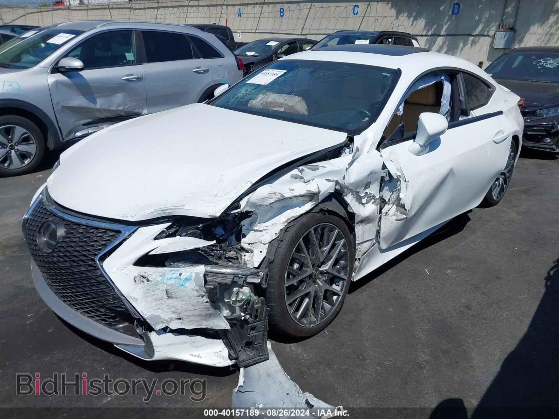 2016 LEXUS RC 350 - VIN: JTHHE5BC9G5014175 - Фото 2