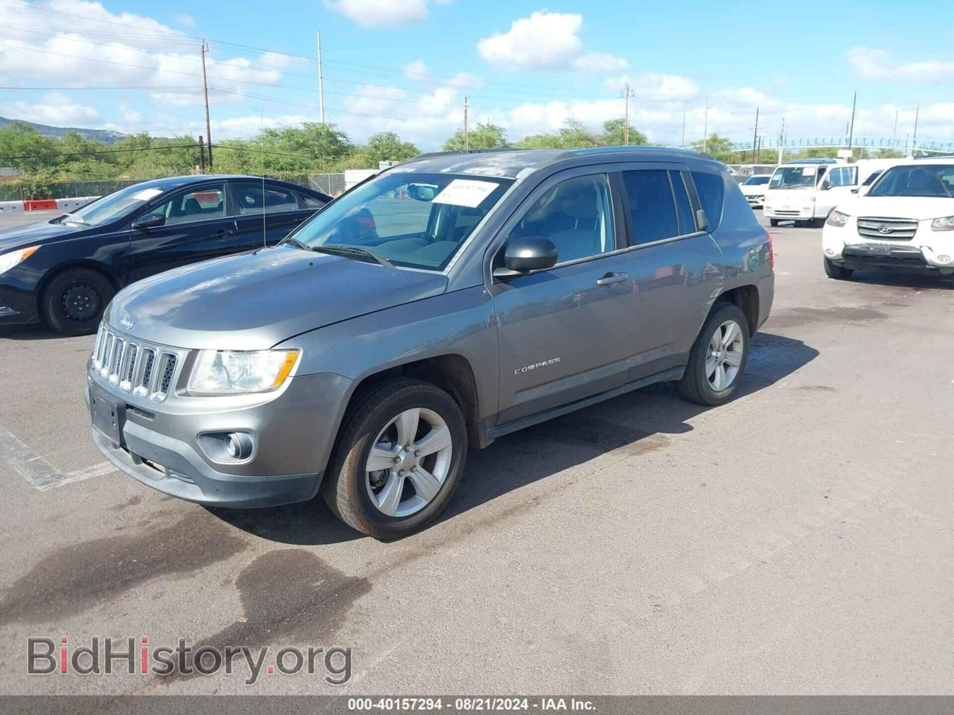 2012 JEEP COMPASS - VIN: 1C4NJCBBXCD657405 - Фото 2