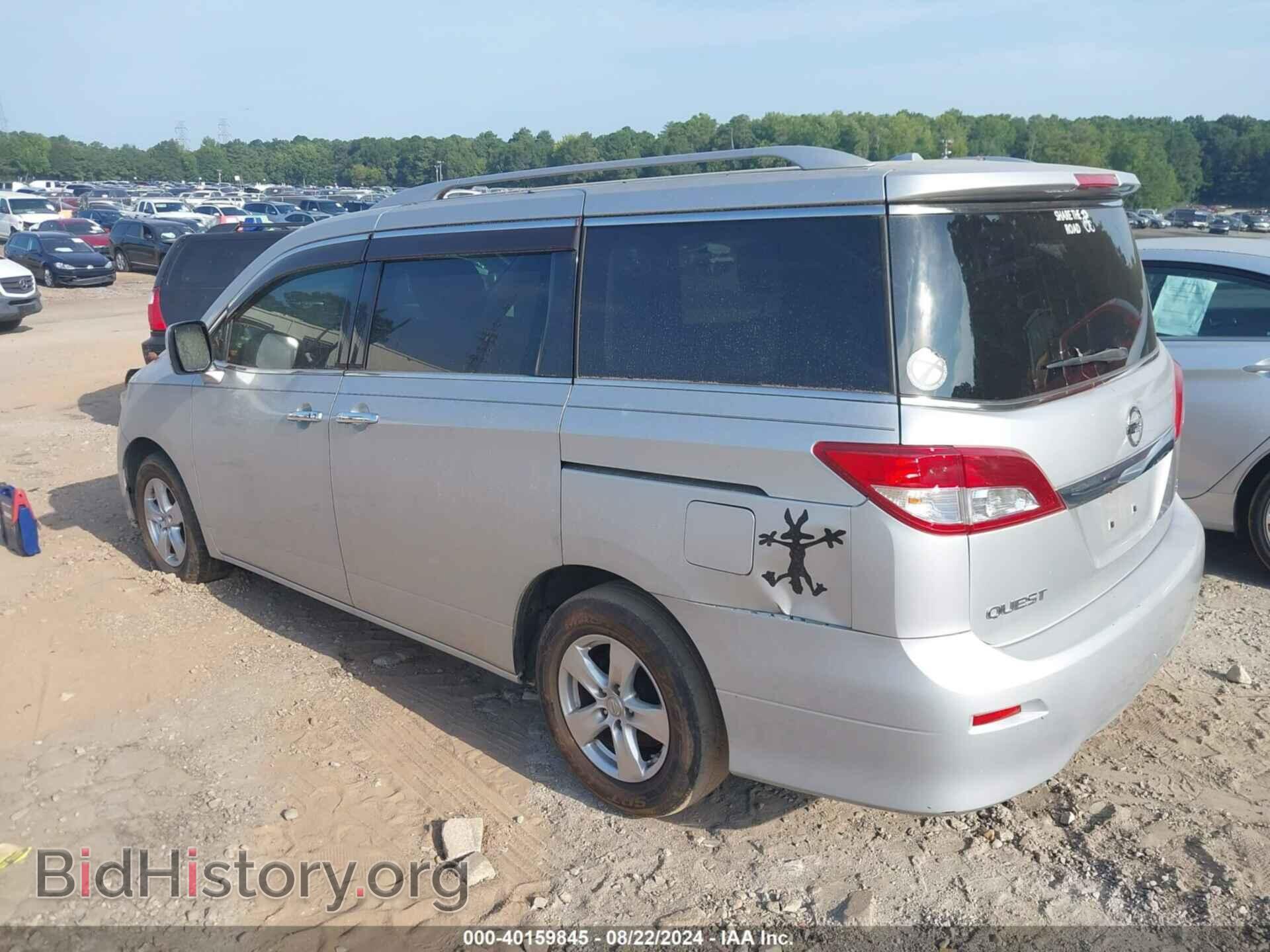 2012 NISSAN QUEST - VIN: JN8AE2KP9C9049049 - Фото 3