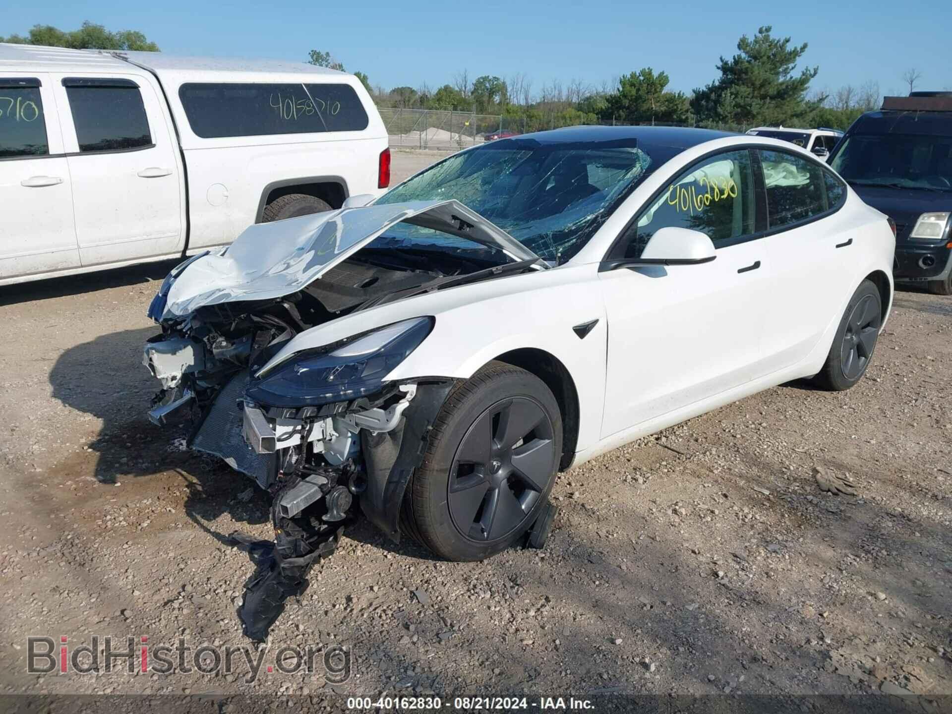 2022 TESLA MODEL 3 - VIN: 5YJ3E1EA6NF251412 - Фото 2