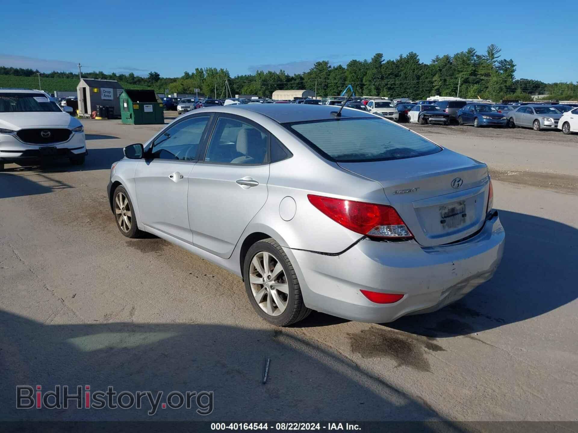 2012 HYUNDAI ACCENT - VIN: KMHCU4AE2CU225063 - Фото 3