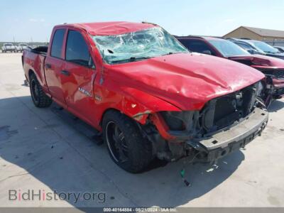 2012 RAM 1500 ST, красный — VIN 1C6RD6FT9CS281974, IAAI
