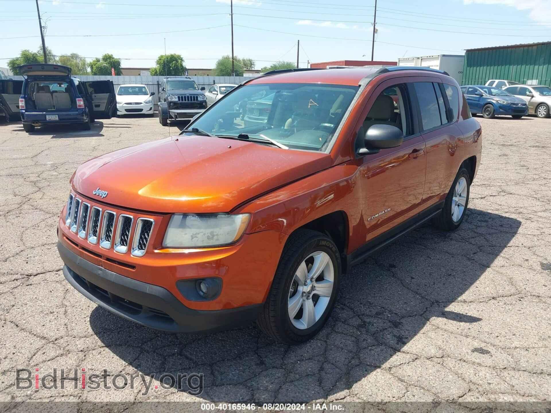 2012 JEEP COMPASS - VIN: 1C4NJCBB6CD605933 - Фото 2