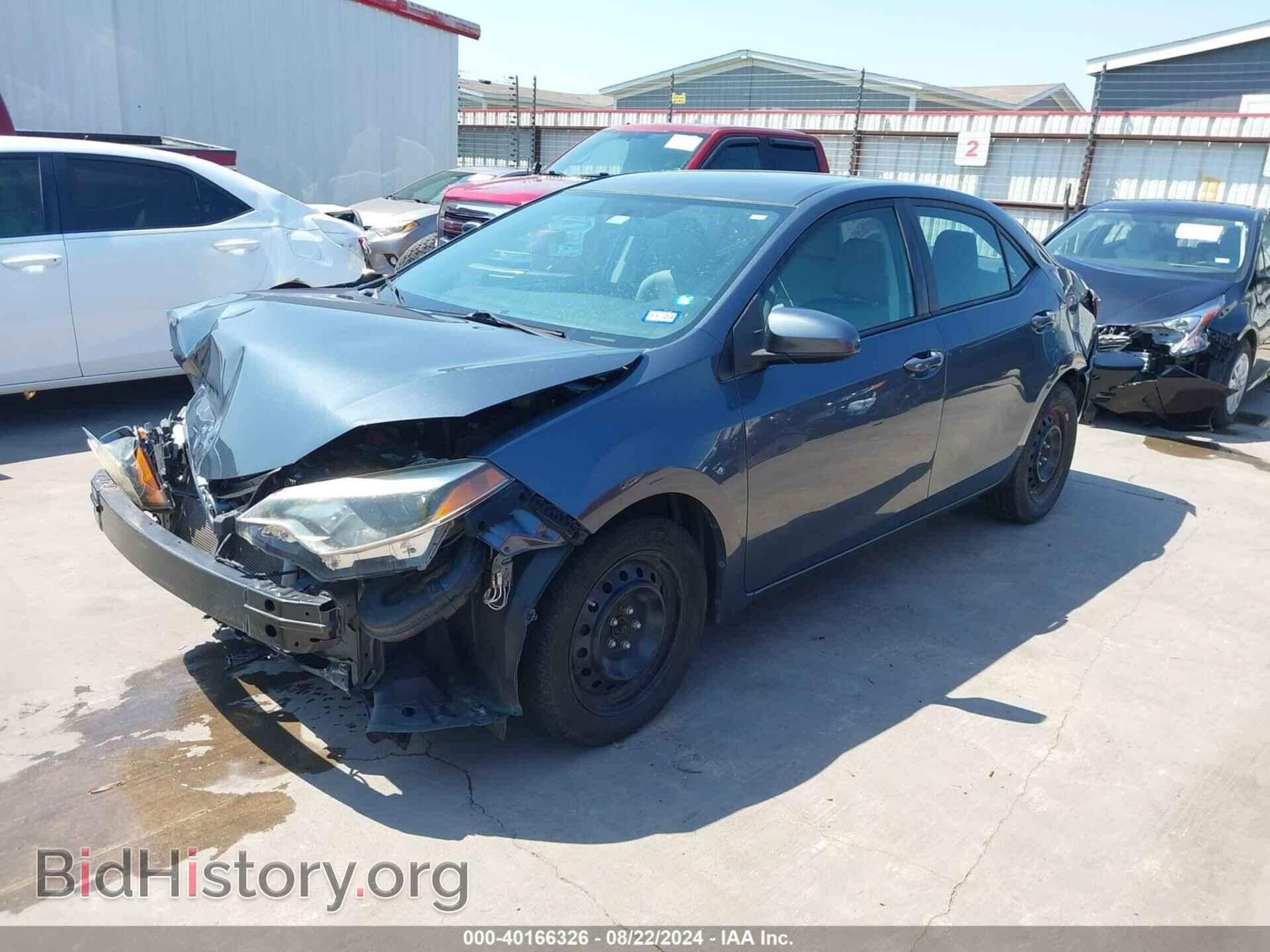 2015 TOYOTA COROLLA - VIN: 2T1BURHEXFC400390 - Фото 2