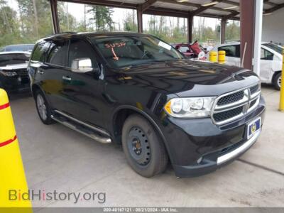 2012 Dodge DURANGO Crew, черный — VIN 1C4SDJDT1CC205708, IAAI