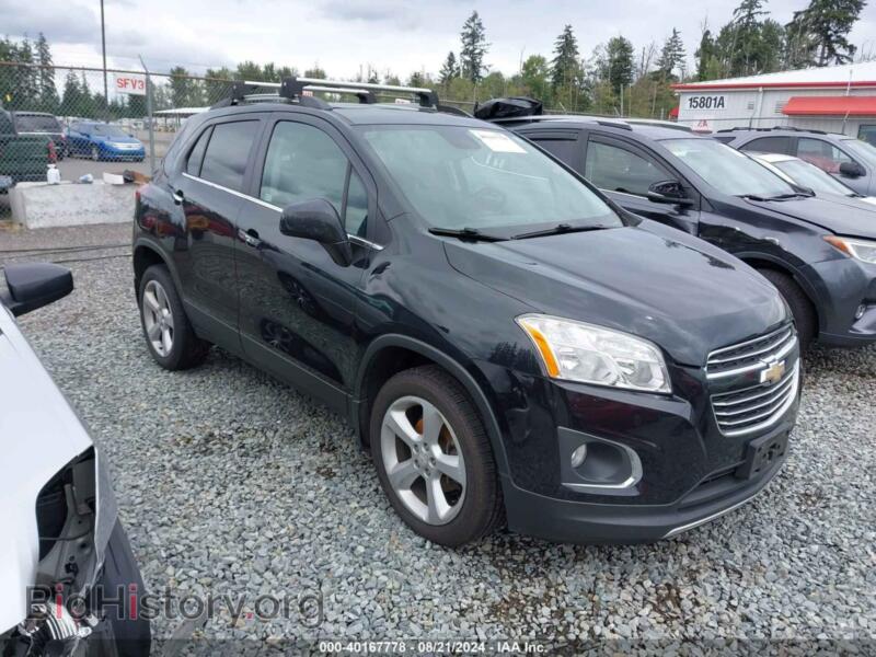 2015 Chevrolet TRAX LTZ (VIN KL7CJTSB2FB068675) — фото 1 из 17, IAAI, повреждение: левый бок
