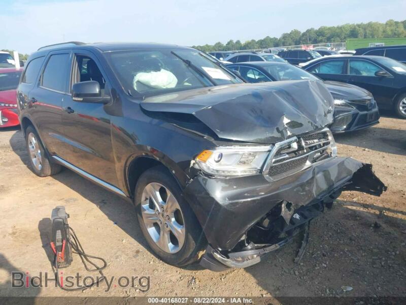 2014 Dodge DURANGO Limited (VIN 1C4RDJDGXEC979301) — photo 1 of 16, IAAI, damage: front end