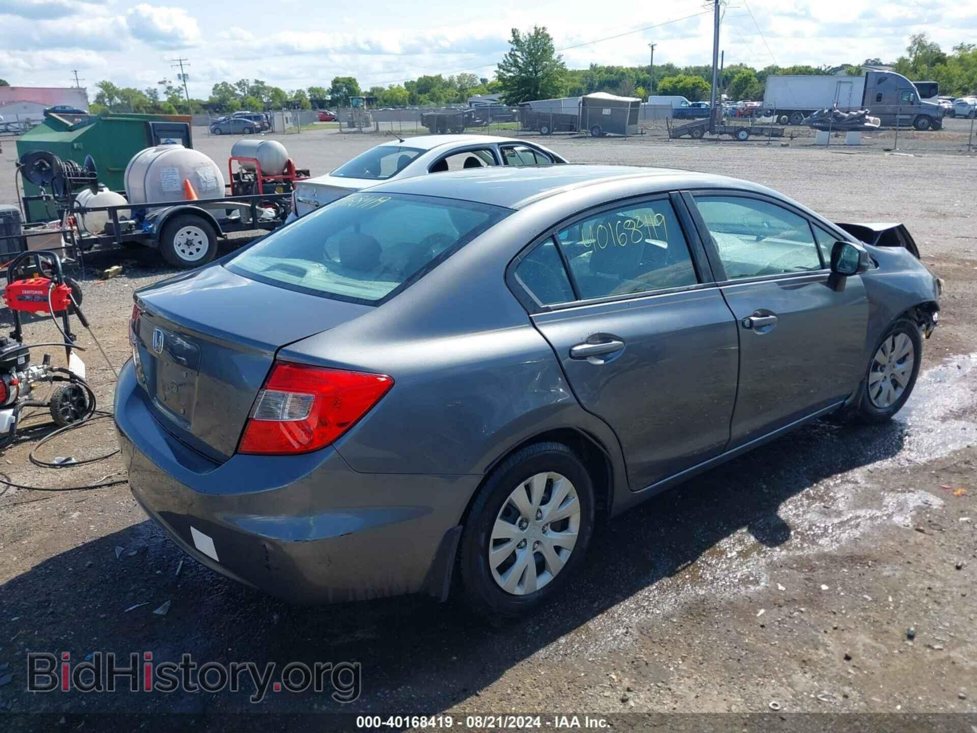 2012 HONDA CIVIC - VIN: 19XFB2F56CE043000 - Фото 4