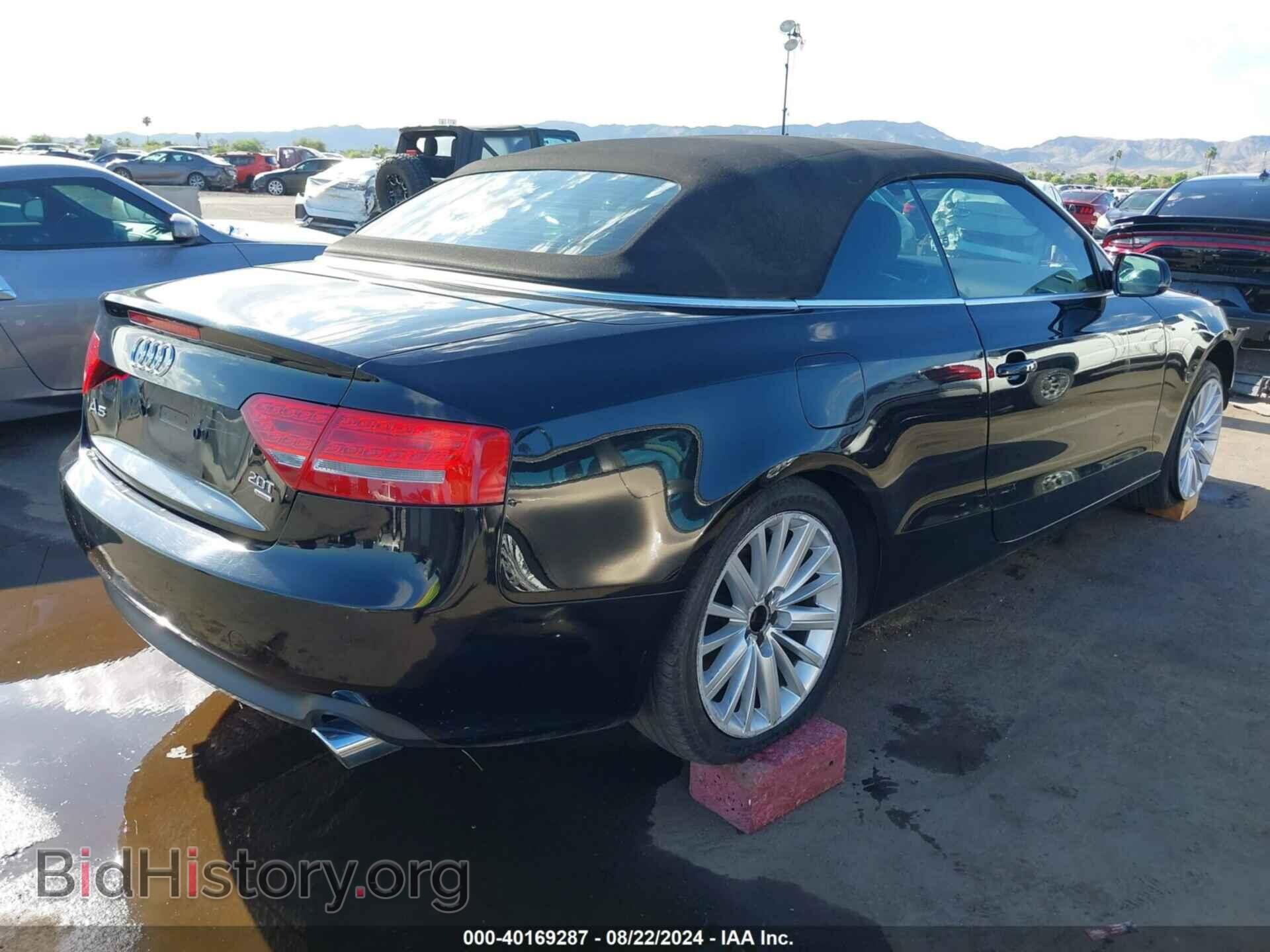 2012 AUDI A5 - VIN: WAULFAFH5CN000174 - Фото 4