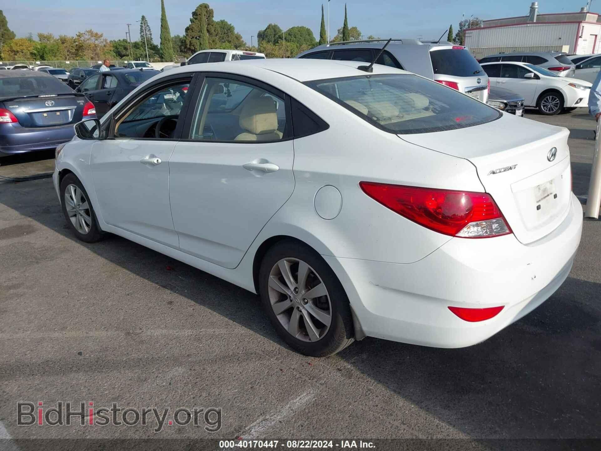 2013 HYUNDAI ACCENT - VIN: KMHCU4AE2DU429783 - Фото 3