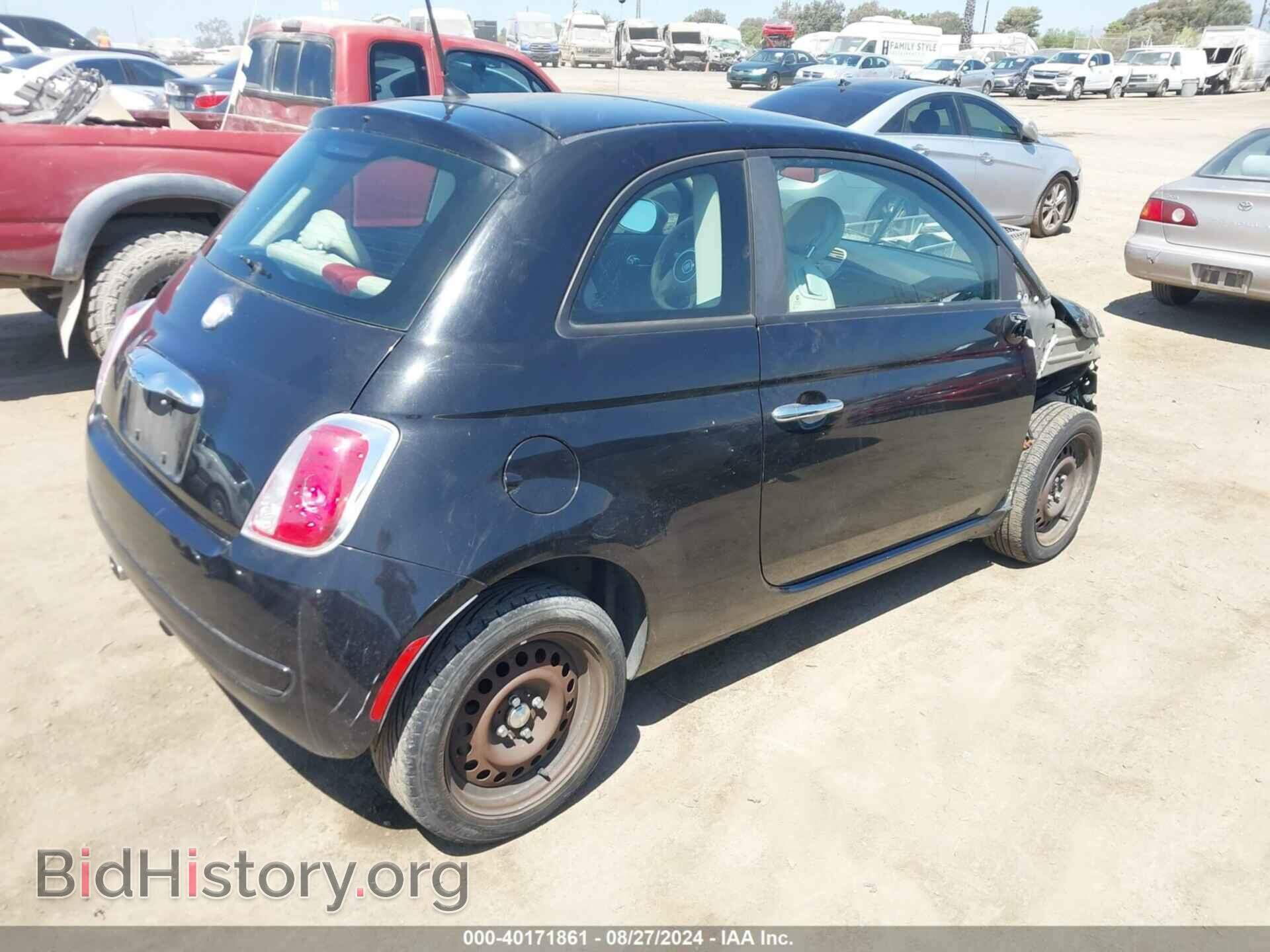 2012 FIAT 500 - VIN: 3C3CFFAR9CT360794 - Photo 4