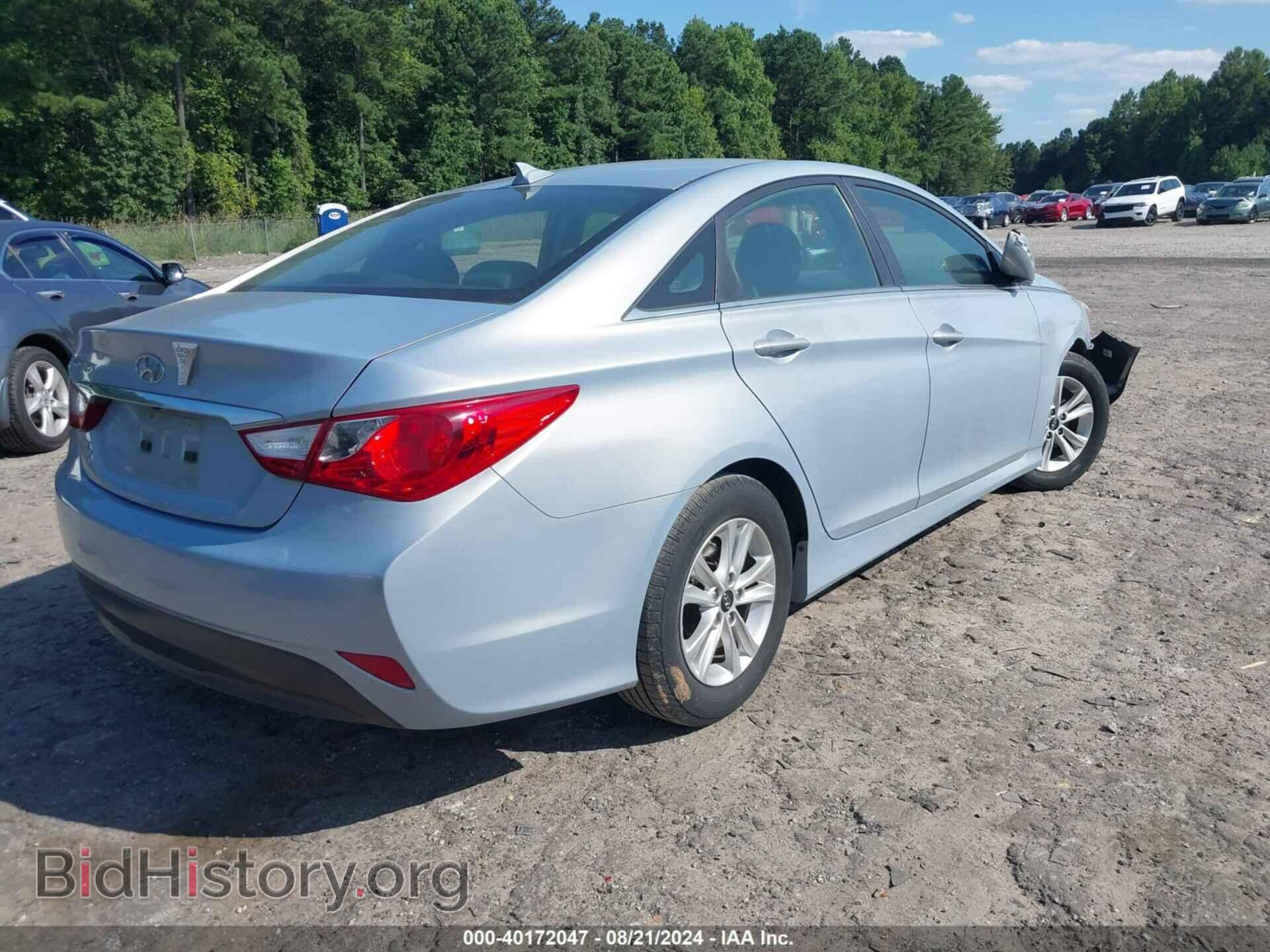 2014 HYUNDAI SONATA - VIN: 5NPEB4AC4EH827770 - Фото 4